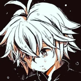 😭 Anime, Manga, Llorando, Triste, Emocional, Personaje, Dibujo telegram sticker