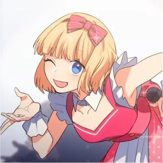 😇 Anime, Meisje, Kawaii, Idool, Schattig, Cartoon, Manga telegram sticker