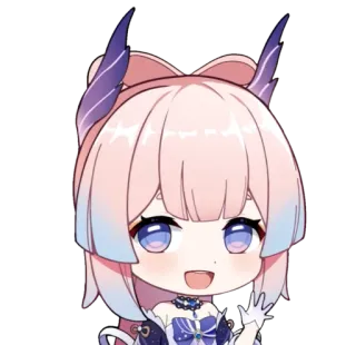🐬 Kokomi Genshin Impact anime, genshin impact, kokomi, cute, sticker, video game telegram sticker