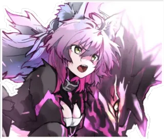 😾 Anime, Manga, Chica, Ilustración, Dibujos animados, Kawaii telegram sticker