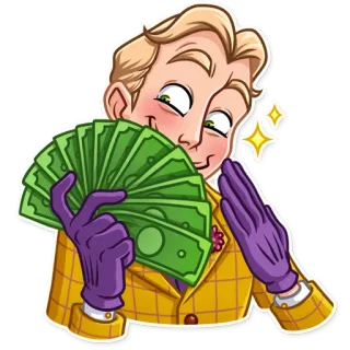 🤑 dinheiro, rico, riqueza, sucesso, celebração telegram sticker