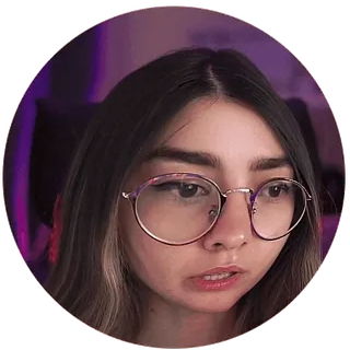 🧐 portrait, woman, girl, face, person, glasses, selfie telegram sticker
