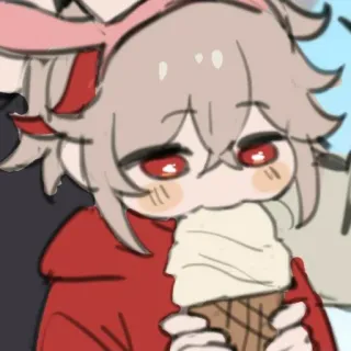 ♥️ Dessin animé, Glace, Mignon, Anime telegram sticker