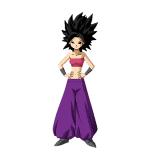 👩 Caulifla Dragon Ball Anime, Feminino, Lutadora, Saiyajin, Caulifla telegram sticker