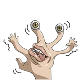 Kiseijuu: SK @KawaiiSticker whatsapp stickers