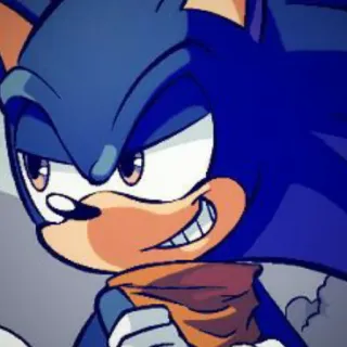 😏 Sonic the Hedgehog Соник, Ёж, Мультфильм, Синий, Животное telegram sticker