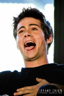 🤣 man, portrait, funny face, teen, person, open mouth telegram sticker