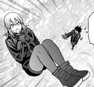 🙇‍♀ Anime, Manga, Personaje, Shock, Sorpresa, Corriendo telegram sticker