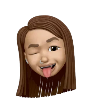 🤪 Emoji, Memoji, Piscadela, Mostrar a língua, Personagem, Avatar telegram sticker