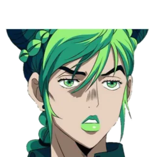 🤨 Jolyne Cujoh JoJo's Bizarre Adventure Anime, Personaggio, Jojo, Jolyne, Cujoh telegram sticker
