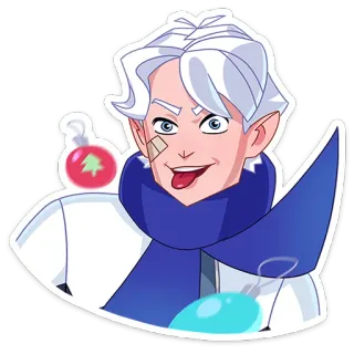 😛 เอลฟ์, ฤดูหนาว, คริสต์มาส, เครื่องประดับ, การ์ตูน whatsapp sticker