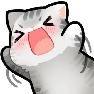 😫 Meow telegram sticker