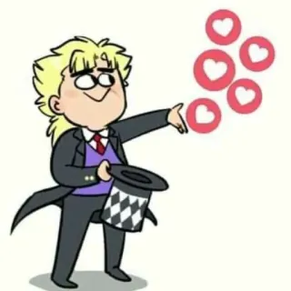 jojo by @stickerhut telegram stickers