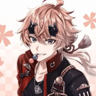 🍁 Thoma Genshin Impact 动漫, 游戏, 角色, 粉丝作品, 托马, 原神 telegram sticker