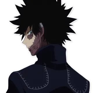 😠 Dabi My Hero Academia anime, dabi, villain, my hero academia, mha, character telegram sticker
