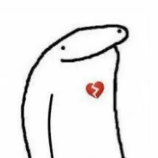 🌟 broken heart, heartbreak, sad, cartoon, meme, florkofcows whatsapp sticker