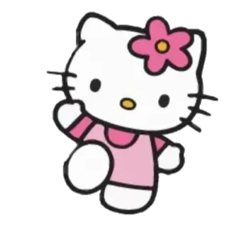 💒 Hello Kitty Hello Kitty, cat, cartoon, pink, kawaii, cute, character telegram sticker
