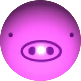 🤩 schwein, tier, niedlich, cartoon, rosa, gesicht telegram sticker