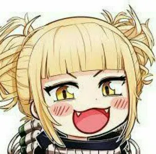🧧 Himiko Toga My Hero Academia Anime, Personaje, Toga, Himiko Toga, Villano, My Hero Academia telegram sticker