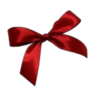 ❤ ribbon, bow, red, gift, decoration telegram sticker