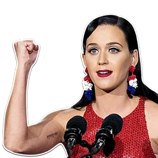 💪 Katy Perry chanteuse pop, musique, performance, célébrité, femme, divertissement whatsapp sticker
