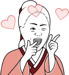 😻 persona, cuore, occhiolino, espressione, carino, amore telegram sticker