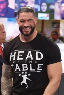 😁 Roman Reigns HEAD OF THE TABLE Wrestling, WWE, Roman Reigns, Head of the Table, Sports Entertainment whatsapp sticker
