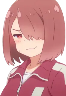 😏 Anime, Menina, Bonito, Personagem, Desenho animado telegram sticker