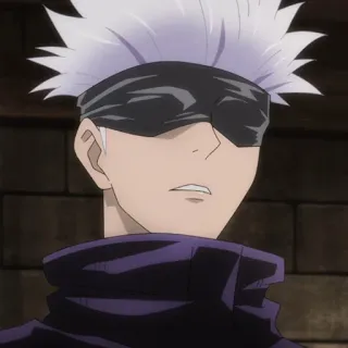 🤍 Satoru Gojo Jujutsu Kaisen anime, manga, gojo, satoru, sorcerer telegram sticker