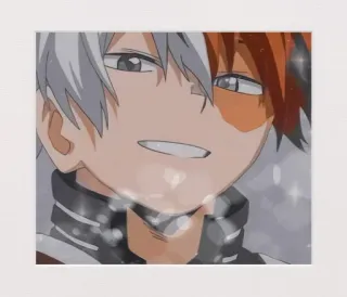 ✨ Shoto Todoroki My Hero Academia Anime, Manga, Shoto Todoroki, My Hero Academia, Cartone animato telegram sticker