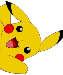 👋 Pikachu Pokemon ปิกาจู, โปเกมอน, อนิเมะ, สีเหลือง, การ์ตูน telegram sticker