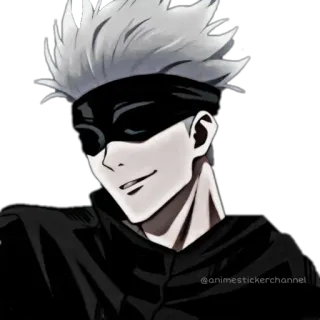 😊 Satoru Gojo Jujutsu Kaisen Anime, Manga, Gojo, Satoru, Jujutsu Kaisen, Personnage telegram sticker