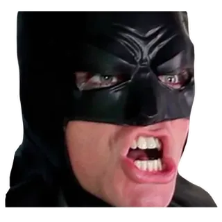 😡 Batman バットマン, DCコミックス, スーパーヒーロー, 怒り telegram sticker