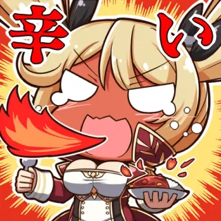 🤬 辛い Animé, Dessin animé, Nourriture, Épicé, En colère, Exaspéré whatsapp sticker