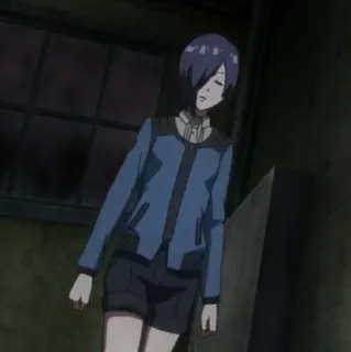 🪁 Touka Kirishima Tokyo Ghoul อนิเมะ, มังงะ, โทวกะ คิริชิมะ, Tokyo Ghoul, กูล, ตัวละคร telegram sticker