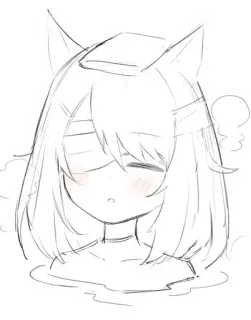 Catear Eyepatch Girl whatsapp stickers