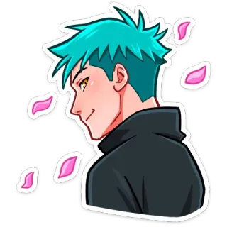☺️ 动漫, 漫画, 角色, 男孩, 卡通, 插画 telegram sticker