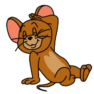 😊 Jerry Mouse Tom and Jerry Desenho animado, Rato, Personagem, Jerry, Engraçado whatsapp sticker