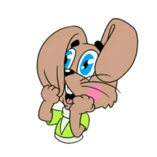 😳 Desenho animado, Rato, Animal, Personagem, Fofo whatsapp sticker