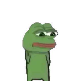🕺 Pepe the Frog ミーム, カエル, ペペ, ネットミーム, 悲しい telegram sticker