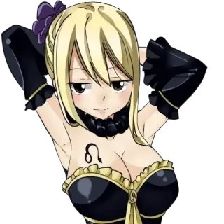😚 Lucy Heartfilia Fairy Tail อนิเมะ, มังงะ, แฟรี่เทล, ลูซี่ ฮาร์ทฟิเลีย, การ์ตูน telegram sticker