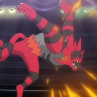 👊 Incineroar Pokemon pokemon, fire, attack, fighting, incineroar telegram sticker