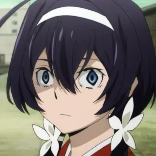 ☄ Kyouka Izumi Bungo Stray Dogs Anime, Kyouka Izumi, Bungo Stray Dogs, Personaje, Chica, Animación Japonesa whatsapp sticker