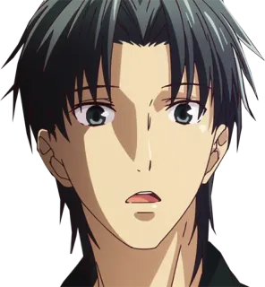 😦 Ayame Sohma Fruits Basket Аямэ Сома, Fruits Basket, Аниме, Персонаж telegram sticker