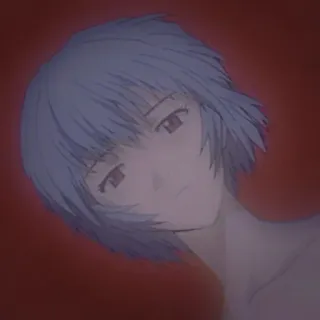 🌊 Rei Ayanami Neon Genesis Evangelion อนิเมะ, เรย์ อายานามิ, อีวานเกเลียน, ตัวละคร, มังงะ telegram sticker