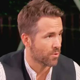 🔮 Ryan Reynolds aktor, selebriti, Ryan Reynolds, potret telegram sticker