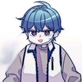 🤖 Anime, Manga, Schattig, Personage, Kunst, Tekening telegram sticker