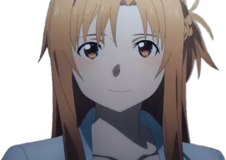 🙂 Asuna Yuuki Sword Art Online Anime, Personagem, Sword Art Online, Asuna, Yuuki telegram sticker