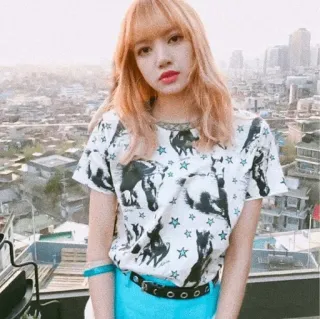 😐 Lisa kpop, lisa, blackpink, idol, singer, korean telegram sticker
