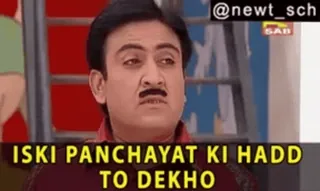 😂 ISKI PANCHAYAT KI HADD
TO DEKHO インドのテレビ, ヒンディー語, コメディ, SAB TV telegram sticker